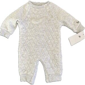 Baby Boys' Crewneck Readyset Coverall - Gray